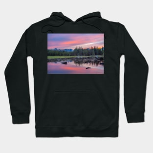 Sunset at Red Rocks Lake Hoodie